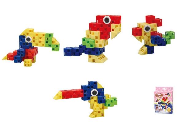 ❤鳥的朋友：30PCS(五種變換造型) 鸚鵡、雞尾頭鸚鵡、火烈鳥、大嘴鳥、翠鳥