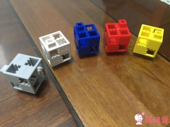 ✩日本製 Artec 彩色積木積木桶裝