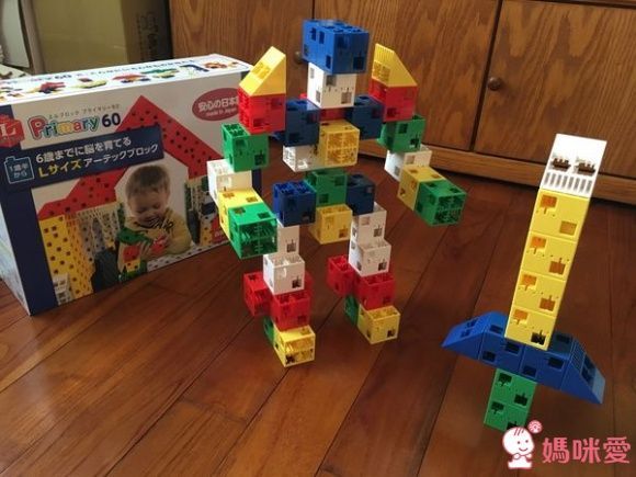 ✩日本製 Artec 彩色積木大積木系列-Blocks幼兒積木紙盒 60PCS