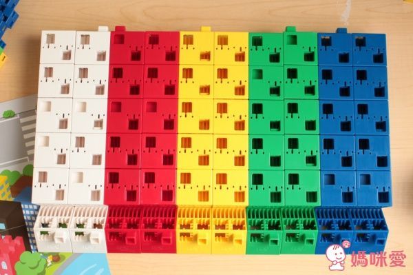 ✩日本製 Artec 彩色積木大積木系列-Blocks幼兒積木紙盒 60PCS