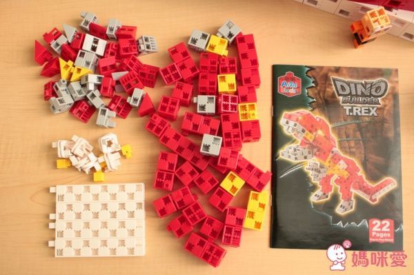 ✩日本製 ArTec 彩色積木 日本人氣暢銷款-T.REX暴龍系列100PCS