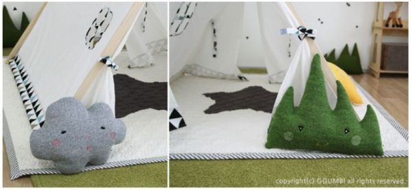 韓國 DreamB 頭型枕 / 枕頭 / 懶人沙發