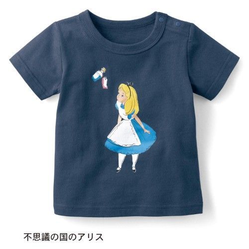 日本千趣會 天竺棉迪士尼卡通人物短袖小童T