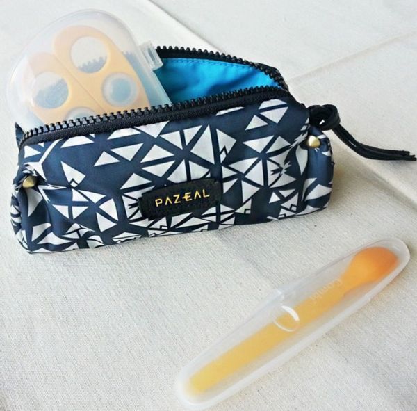 Puffy Cosmetic 圖騰化妝包+筆袋