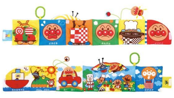 日本麵包超人 小月齡玩具✖生活學習布書