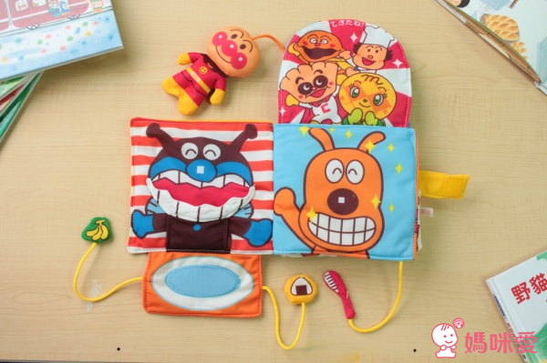 日本麵包超人 小月齡玩具✖生活學習布書