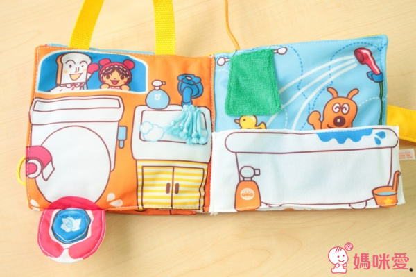 日本麵包超人 小月齡玩具✖生活學習布書