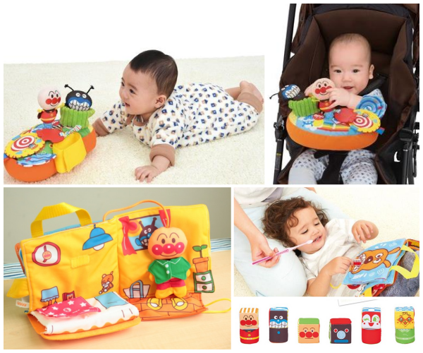 日本麵包超人 小月齡玩具✖生活學習布書