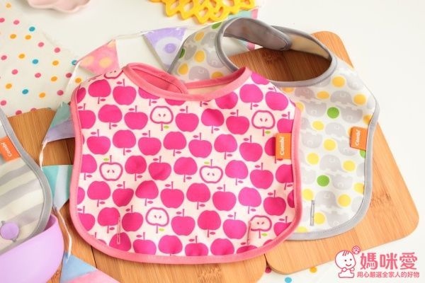 日本 Combi 新防污圍兜 / Baby Label / 副食品分階段餐具