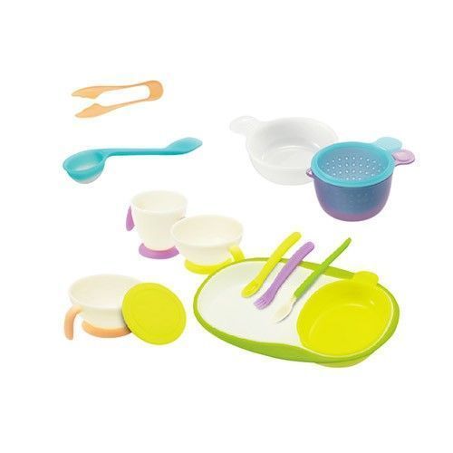 日本 Combi 新防污圍兜 / Baby Label / 副食品分階段餐具