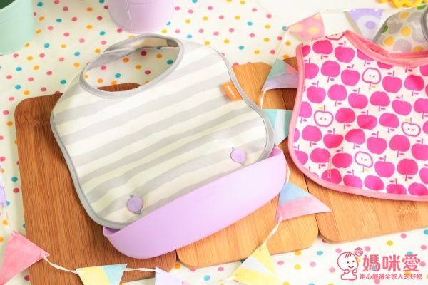 日本 Combi 新防污圍兜 / Baby Label / 副食品分階段餐具