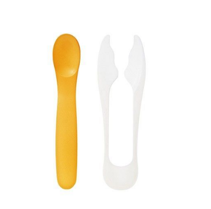 日本 Combi 新防污圍兜 / Baby Label / 副食品分階段餐具