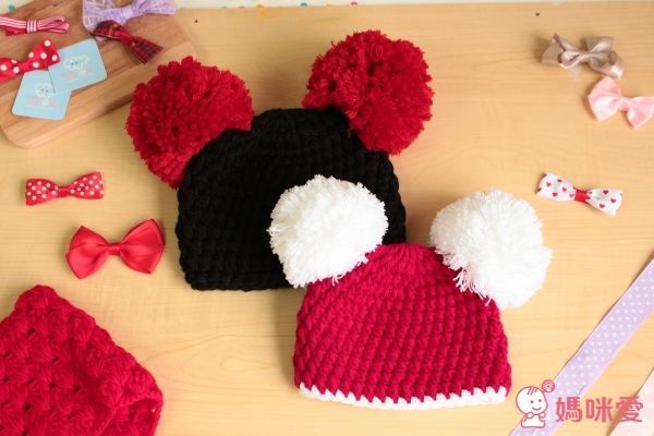 【日安朵朵】大明星M先生 寶寶主題毛線帽 