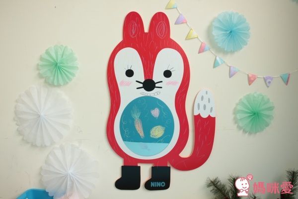 超CUTE✦韓國 NINO 兒童彩繪壁貼鏡