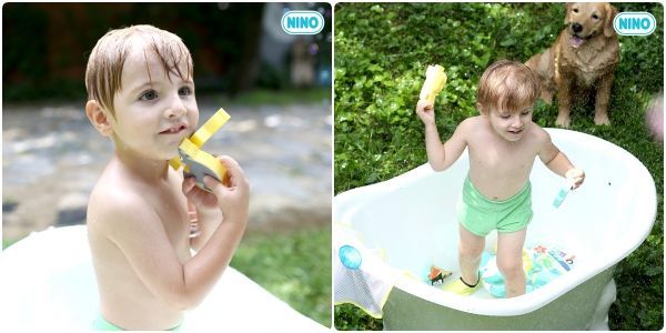 韓國 NINO - 【超值組】立體拼圖洗澡玩具-動物王國(12入)-贈送海底世界