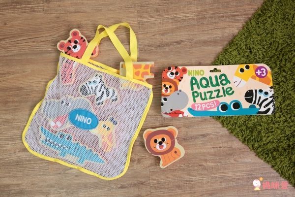 韓國 NINO - 【超值組】立體拼圖洗澡玩具-動物王國(12入)-贈送海底世界