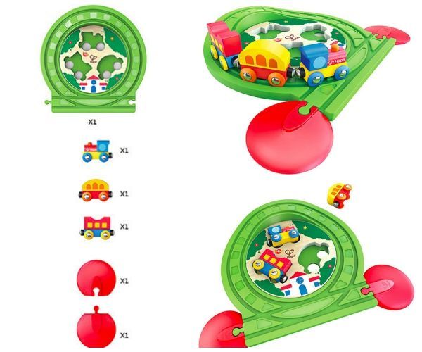 德國 Hape - 連結火車(電動)-藍