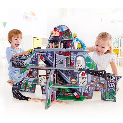 德國 Hape - 連結火車(電動)-藍