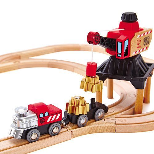 德國 Hape - 連結火車(電動)-藍