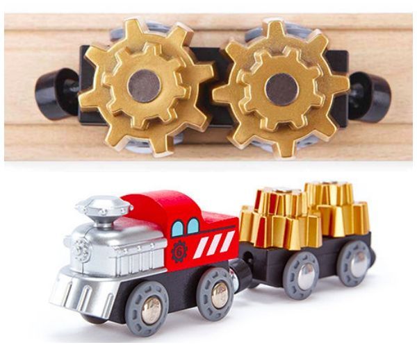 德國 Hape - 連結火車(電動)-藍