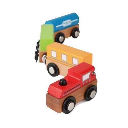 Hape磁性火車（白色 / 彩色）