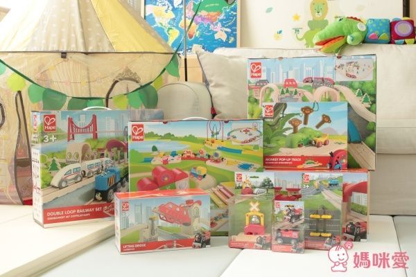 德國Hape愛傑卡軌道系列木頭玩具