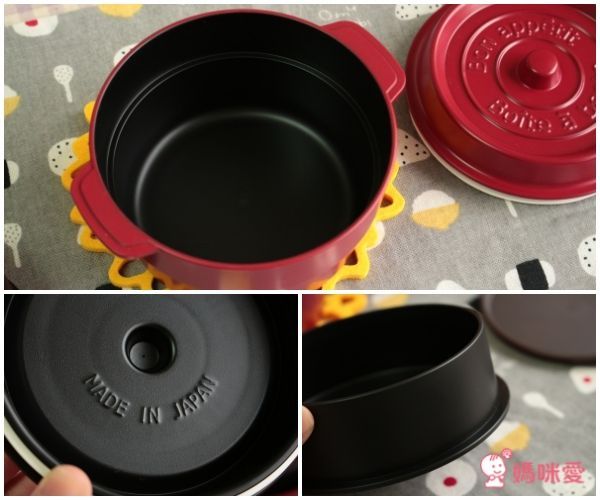 鑄鐵鍋造型兩段式便當