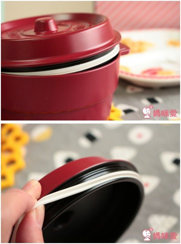 鑄鐵鍋造型兩段式便當