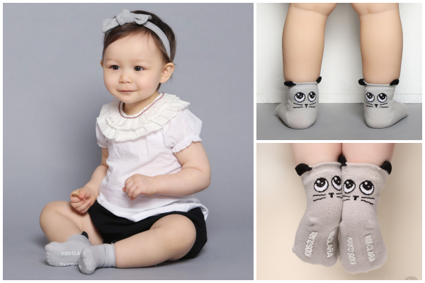 韓國 Kids Clara 造型短襪 / 長筒襪 