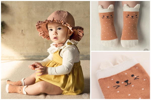 韓國 Kids Clara 造型短襪 / 長筒襪 