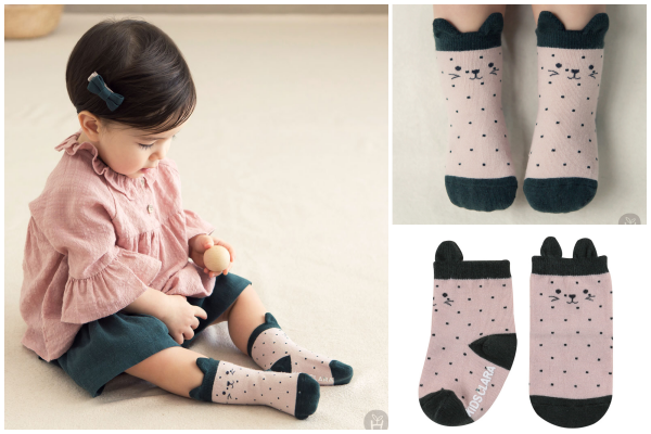 韓國 Kids Clara 造型短襪 / 長筒襪 