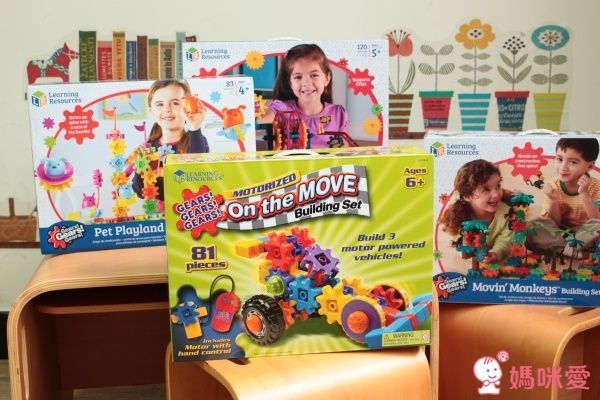 美國 Learning Resources 轉轉齒輪建構玩具