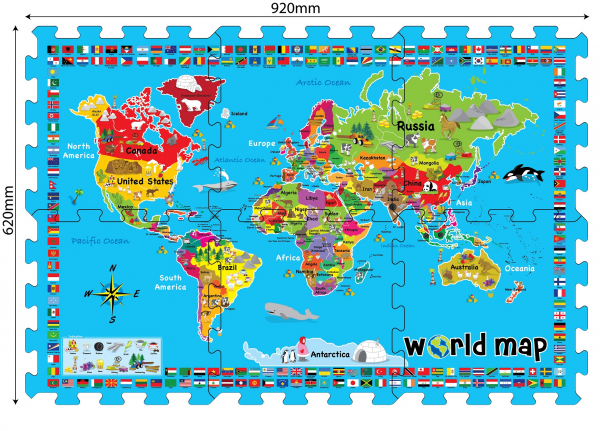 【SUNTA】無毒拼接地墊 / 遊戲墊