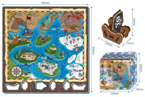 【SUNTA】無毒拼接地墊 / 遊戲墊