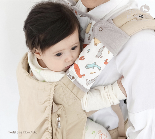 寶寶揹巾專用『胸前口水巾、肩帶口水巾』