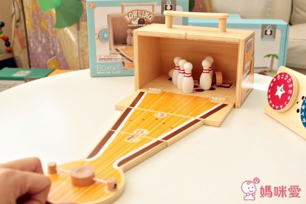 澳洲 BOXSET ★ 派對遊戲-趣味木頭玩具箱 保齡球