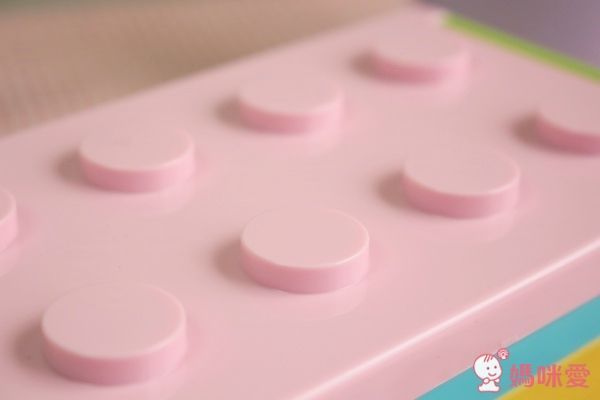 日本BLOCK 日本製撞色樂高造型側扣一段式便當盒