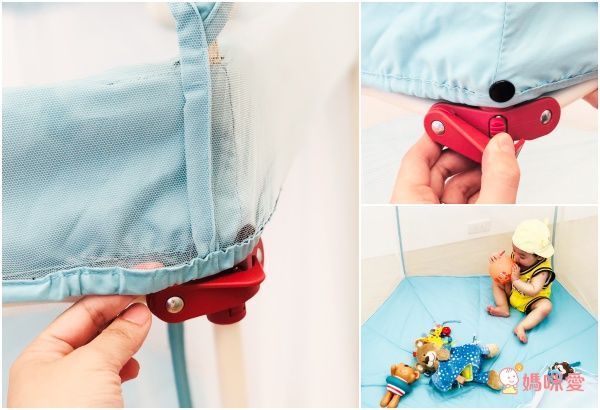 GleeKids 樂寶 - HEXA™海星折疊遊戲圍欄-1+1超值組-褐紫紅-附專屬蚊帳配件x1