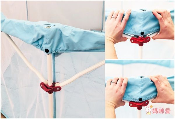 GleeKids 樂寶 - HEXA™海星折疊遊戲圍欄-1+1超值組-褐紫紅-附專屬蚊帳配件x1