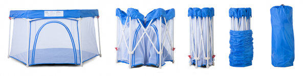 秒開秒收守護寶寶安全♥ HEXA™ 海星折疊遊戲圍欄