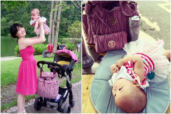 天大吉 媽媽包 兩用 側背 肩背 推車用