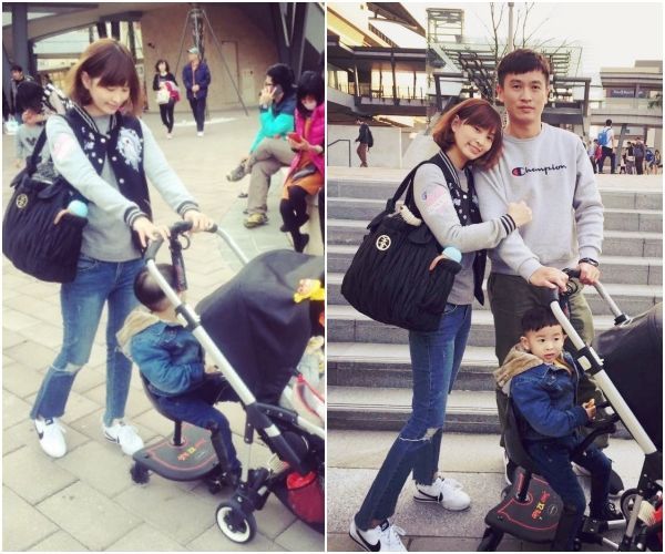 天大吉 媽媽包 兩用 側背 肩背 推車用