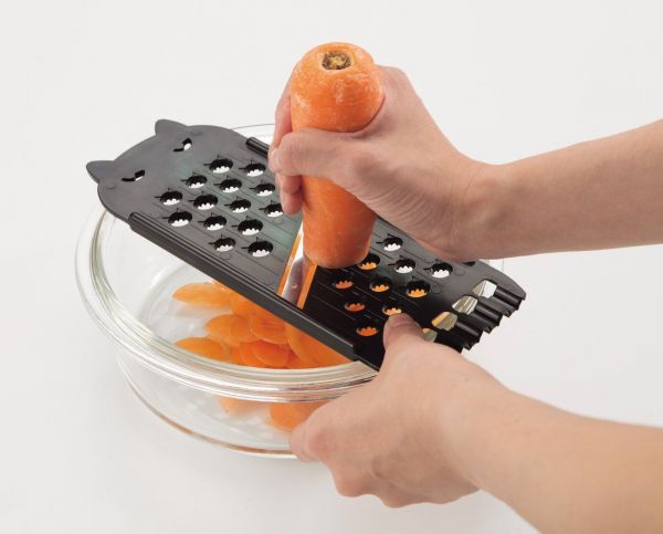 日本貝印 Nyammy貓咪造型日本製3WAY刨片器