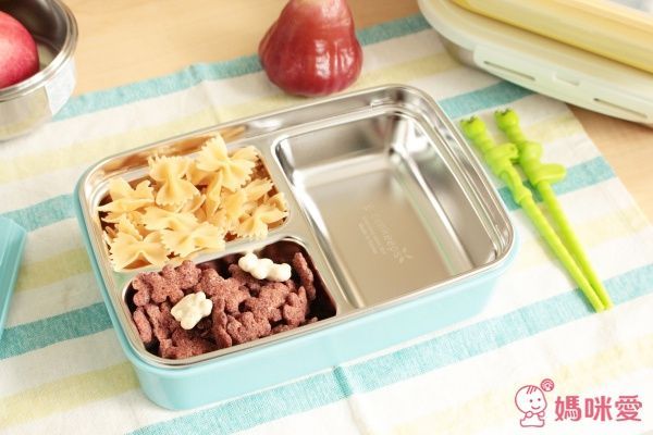 兒童 304 不鏽鋼三格餐盒