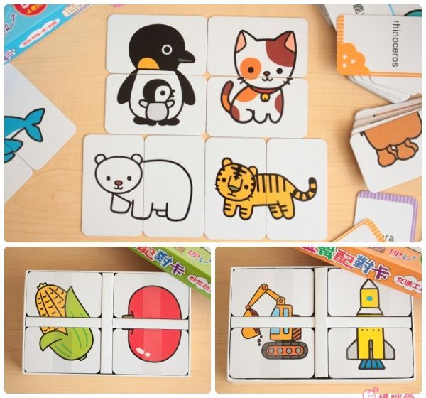 【人類智庫】低幼認知圖卡／初階拚圖養成班