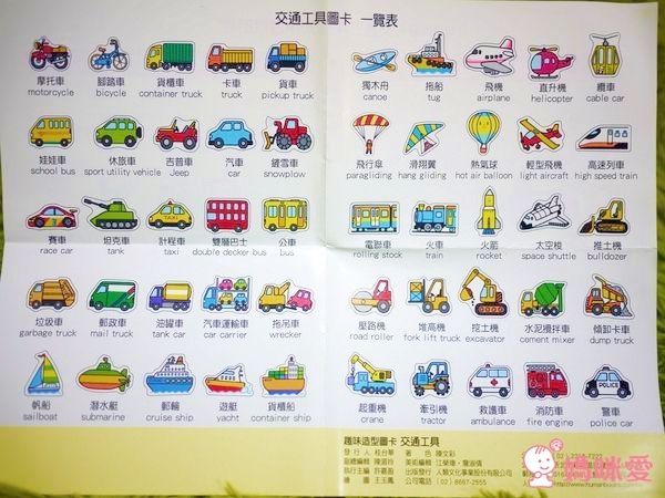 【人類智庫】低幼認知圖卡／初階拚圖養成班