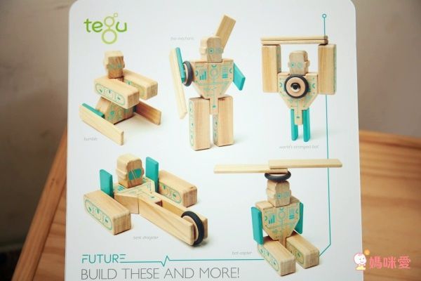 Tegu 磁性積木 - 9件未來世界-梅格勃機器人