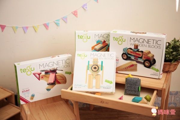 Tegu 磁性積木 - 6件口袋組-調色盤