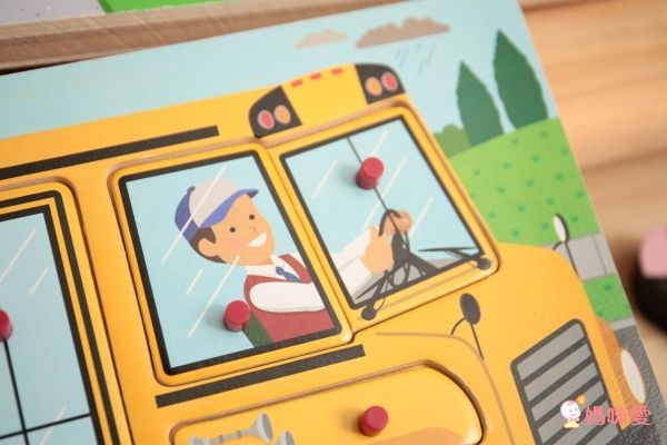 美國瑪莉莎 Melissa & Doug - MD 聲音拼圖-英文童謠-公車輪子轉呀轉