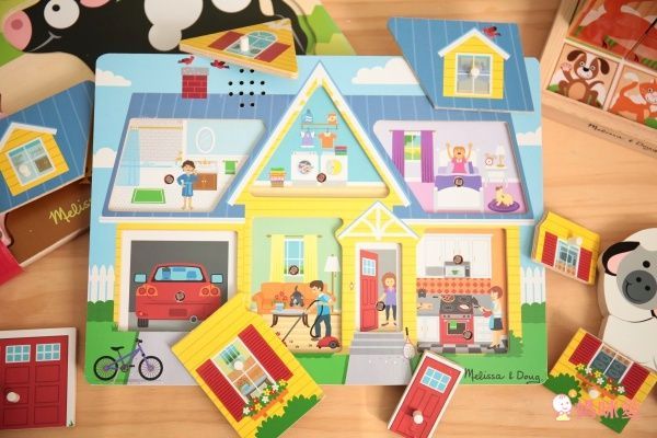美國瑪莉莎 Melissa & Doug - MD 聲音拼圖-情境聲音-房子